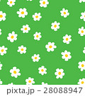 Cartoon flowers seamless pattern 28088947