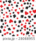 Playing cards suits seamless pattern 28088955
