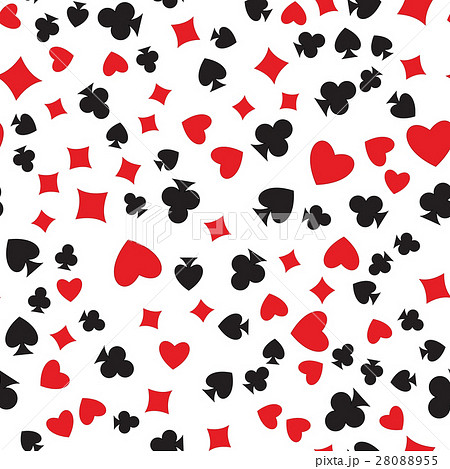 Playing cards suits seamless pattern Playing cards suits seamless pattern 28088955