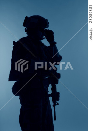 Marine Special Operator silhouette Marine Special Operator silhouette 28089385