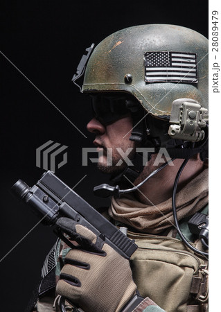 soldier with pistol soldier with pistol 28089479