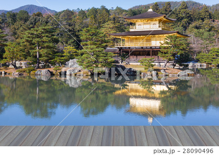 Zen Buddhist temple, Kinkaku-ji temple Zen Buddhist temple, Kinkaku-ji temple 28090496