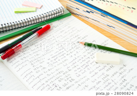 英語　勉強　学習　ノート　生涯学習　テスト勉強　試験　資格 28090824