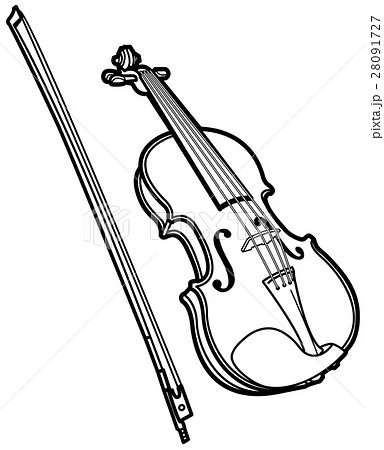 バイオリンのイラスト素材 28091727 Pixta