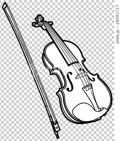 バイオリンのイラスト素材