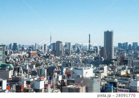 東京都新宿区 パノラマ風景 28091770