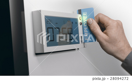 Punctuality at Work, Swipe-Card System Punctuality at Work, Swipe-Card System 28094272