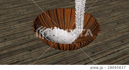 liquid stream on a gray background liquid stream on a gray background 28095637