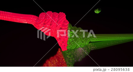 liquid stream on a gray background liquid stream on a gray background 28095638