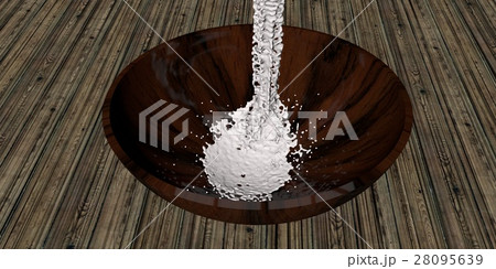 liquid stream on a gray background liquid stream on a gray background 28095639