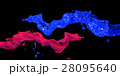 liquid stream on a gray background 28095640