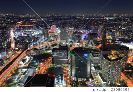 横浜みなとみらいの夜景 28096395