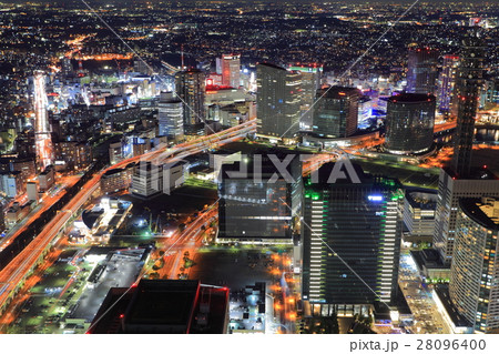 横浜みなとみらいの夜景 28096400