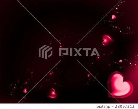 background with red hearts 28097212