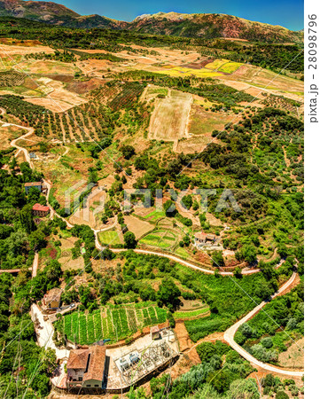 Aerial top view of a landscape 28098796