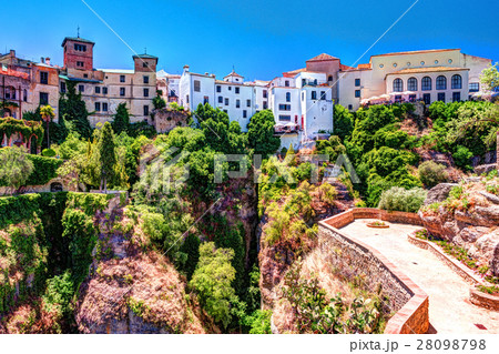 Ronda, Spain, a landscape with the Tajo Gorge 28098798