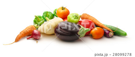 Fresh vegetables on white background Fresh vegetables on white background 28099278