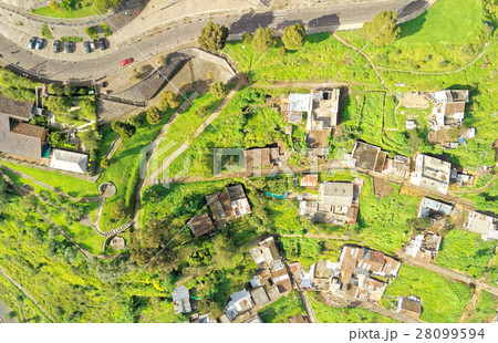 Panecillo Parking Lot Quito Aerial 28099594