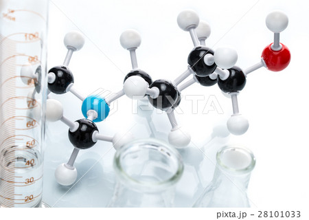 Molecular Structure and measuring bottle Molecular Structure and measuring bottle 28101033