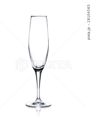 Cocktail glass set. Champagne empty glass on white Cocktail glass set. Champagne empty glass on white 28104565