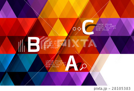 Vector modern triangle background 28105383
