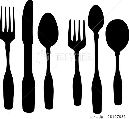 Spoon knife and fork 28107085
