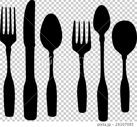 Spoon knife and fork 28107085