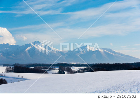 雪山と雪原 雪山と雪原 28107502