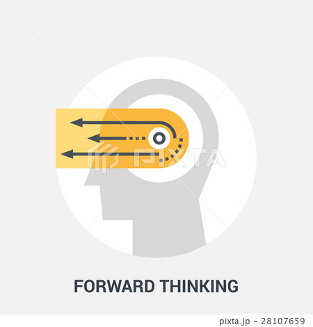 forward thinking icon concept 28107659