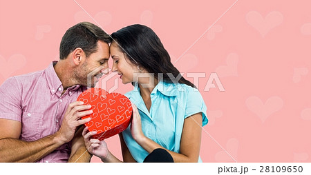 Digital composite of loving couple Digital composite of loving couple 28109650