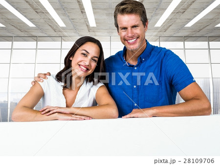 Digital composite of loving couple 28109706