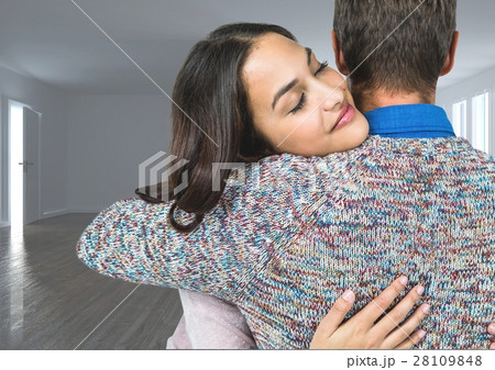 Digital composite of loving couple 28109848