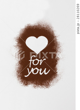 ココアパウダーのハートforyou 28110269