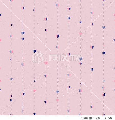 Vector seamless heart pattern on starry texture bg Vector seamless heart pattern on starry texture bg 28113150