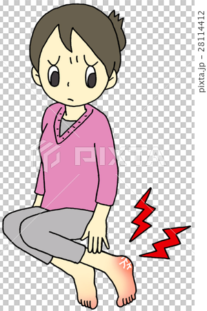 踵　ひび　女性 28114412