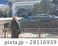 景色を眺める女性 28116939