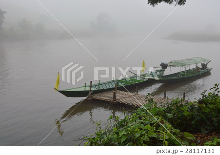 long tail motor boat mooring near quayside long tail motor boat mooring near quayside 28117131