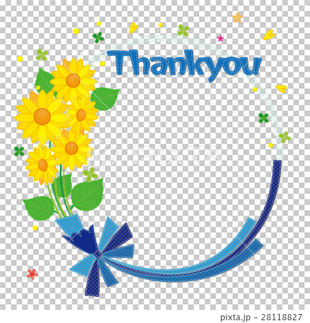 ひまわりフレーム Thankyou ひまわりフレーム Thankyou 28118827