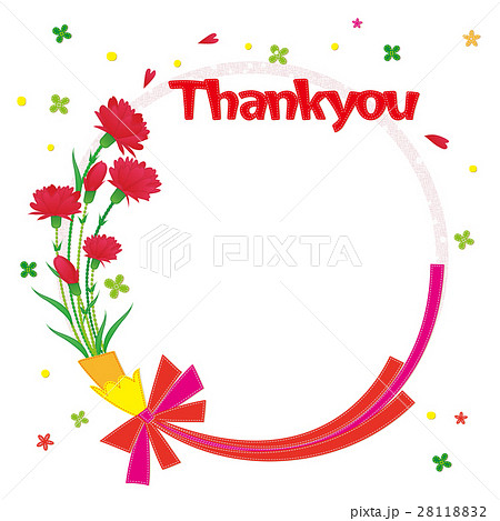 カーネーションフレーム Thankyou 28118832
