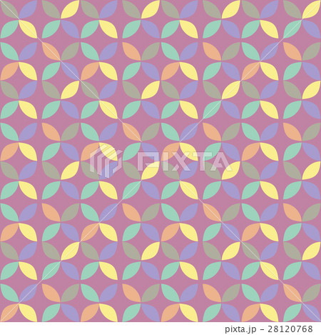 Seamless Circle Retro Pattern 28120768