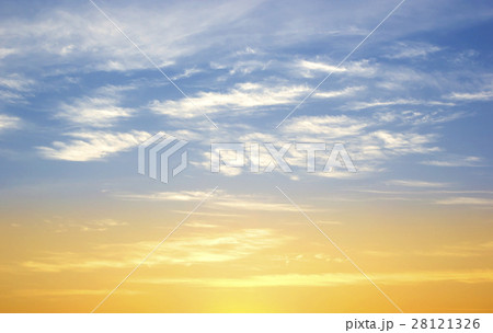 Early evening sky sunset 28121326