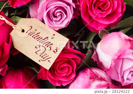 dark and light pink roses on table dark and light pink roses on table 28124222