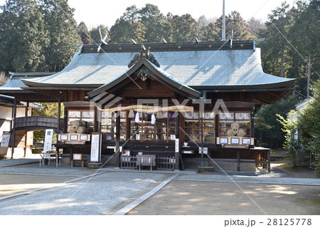 安仁神社の拝殿 岡山県岡山市東区 安仁神社の拝殿 岡山県岡山市東区 28125778