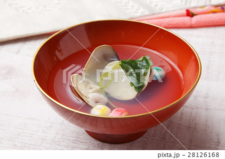 ハマグリのお吸い物 28126168