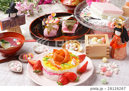 ひな祭りの食卓 ひな祭りの食卓 28126267