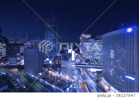 東京都市風景 数寄屋橋 銀座 有楽町 日比谷 夜景 東京都市風景 数寄屋橋 銀座 有楽町 日比谷 夜景 28127047