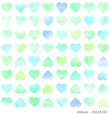 ライン素材(ハート・パステル) ライン素材(ハート・パステル) 28128192