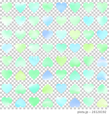 ライン素材(ハート・パステル) ライン素材(ハート・パステル) 28128192