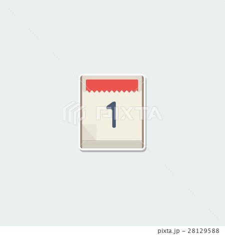 Colorful business symbol - calendar date Colorful business symbol - calendar date 28129588