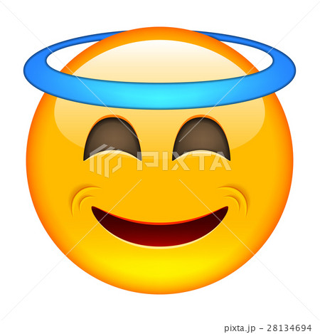 Saint Happy Smile of Emoticon 28134694